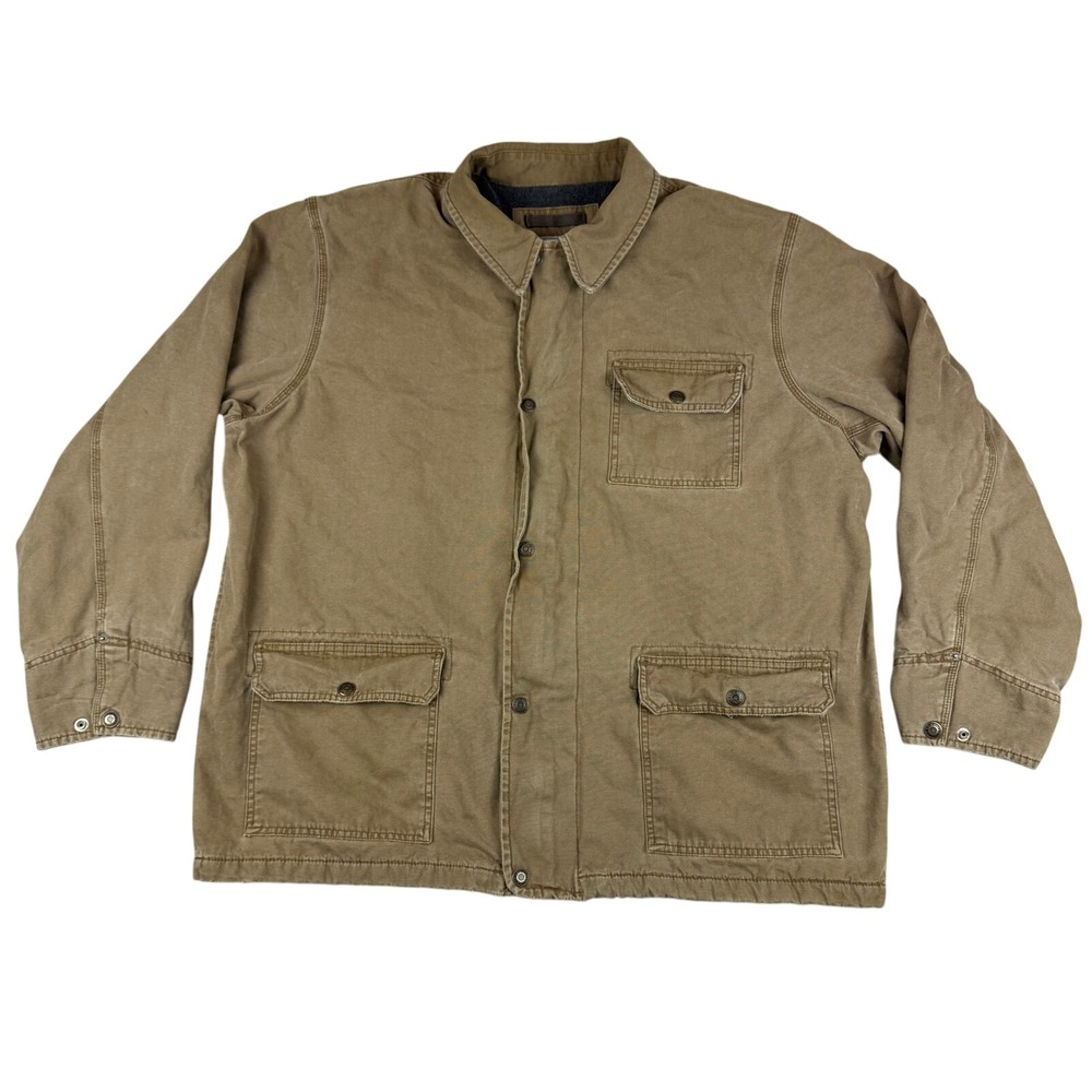 VTG Old Navy Chore Coat Mens XXL Canvas Fleece Lined Barn Jacket Workwear